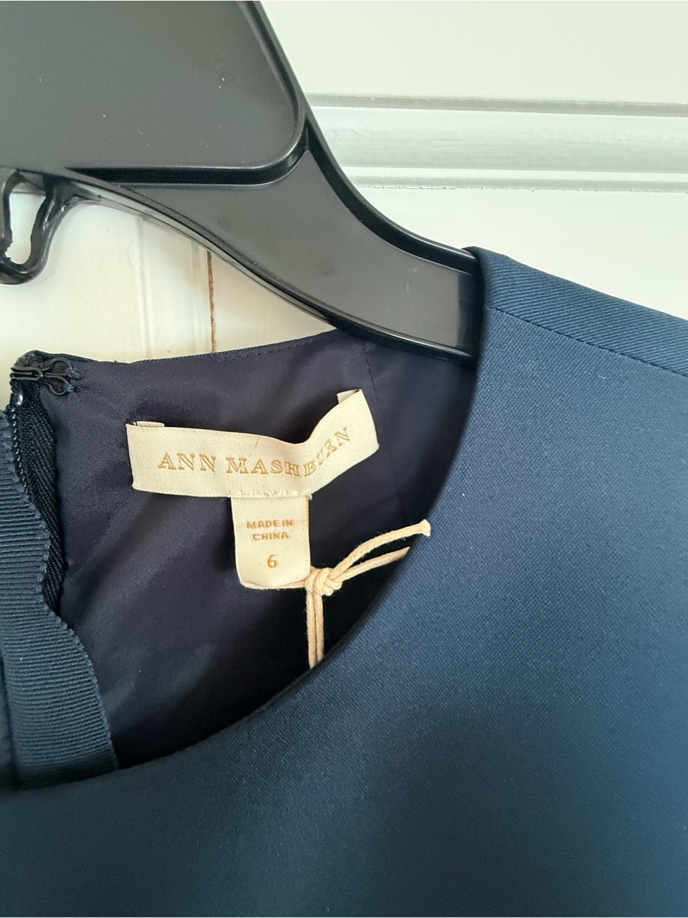 ANN MASHBURN Navy Dress - Picture 4 of 8